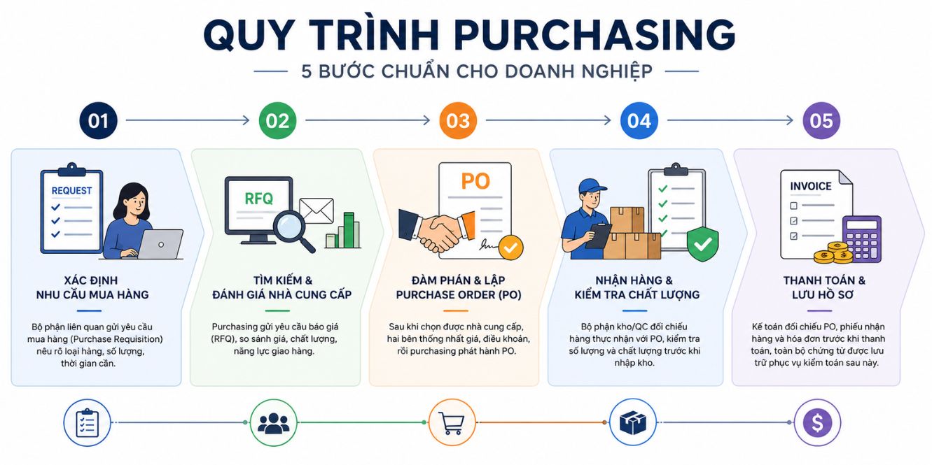 quy trình purchasing