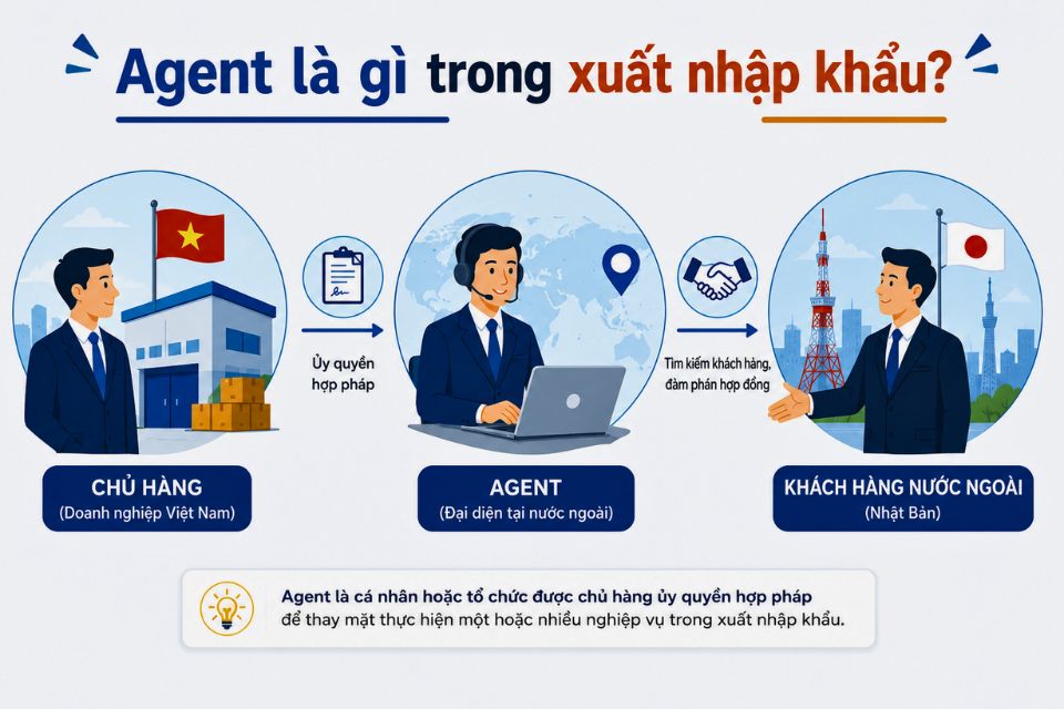 Agent là gì trong xuất nhập khẩu