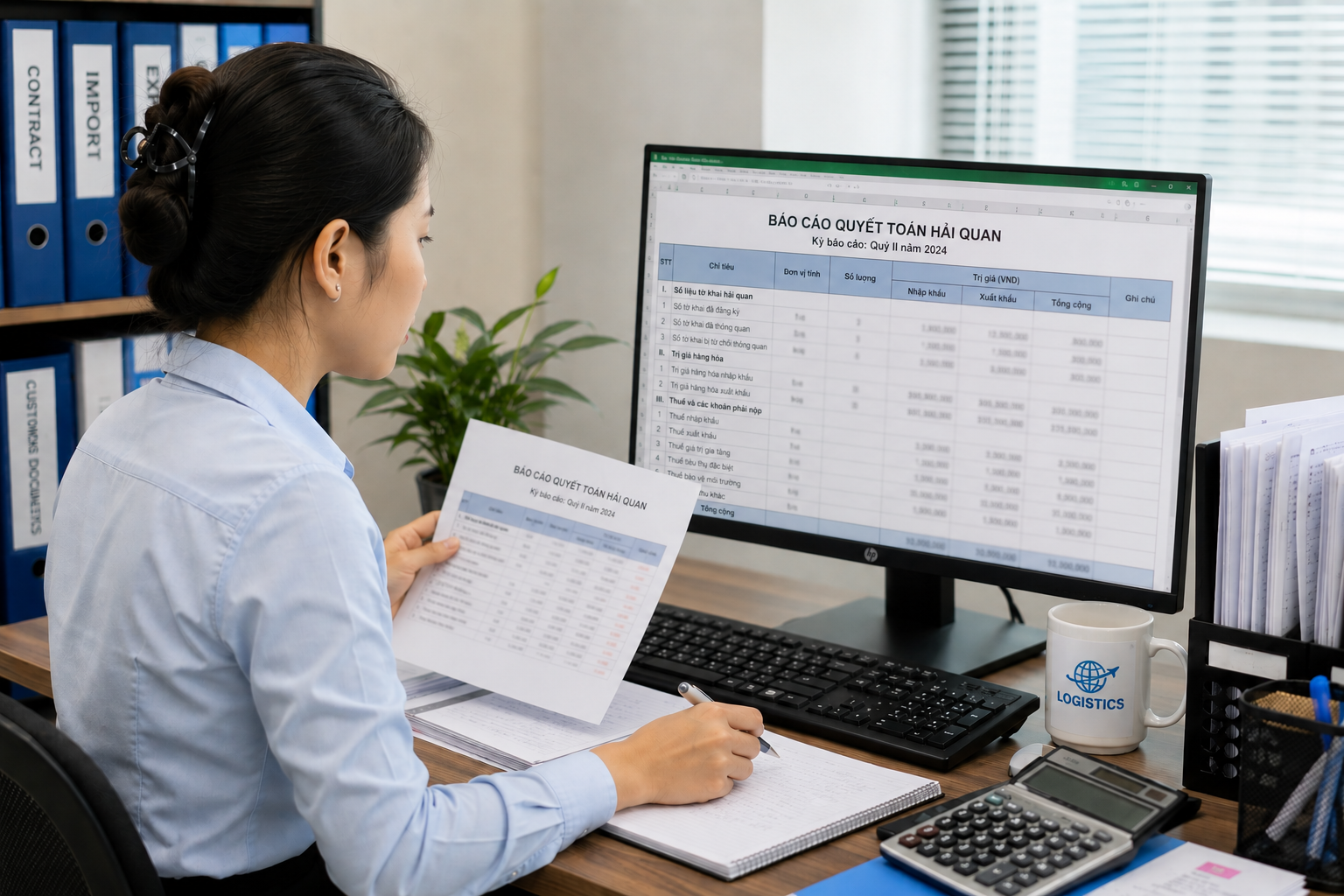 báo cáo quyết toán hải quan cho doanh nghiệp gia công sản xuất xuất khẩu