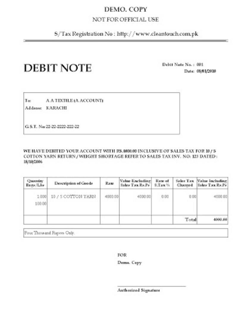 Sự Khác Biệt Giữa Debit Note và Credit Note