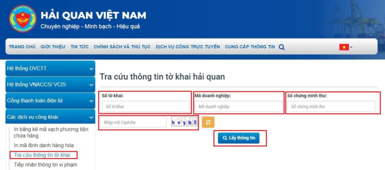 Hướng dẫn tra cứu tờ khai hải quan mới nhất 2025